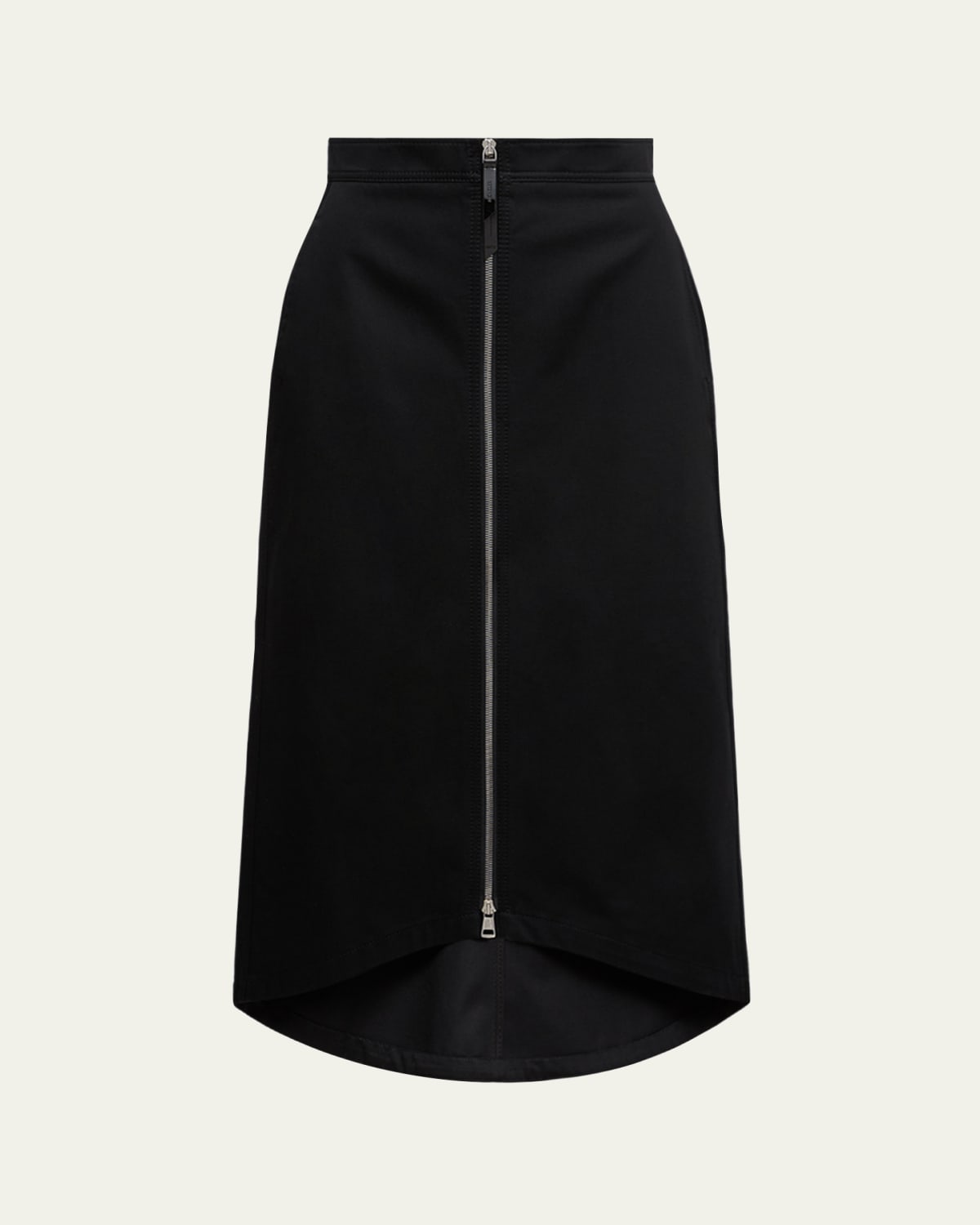 Moncler Genius x EE72 by Edward Enninful Cotton Gabardine Midi Skirt