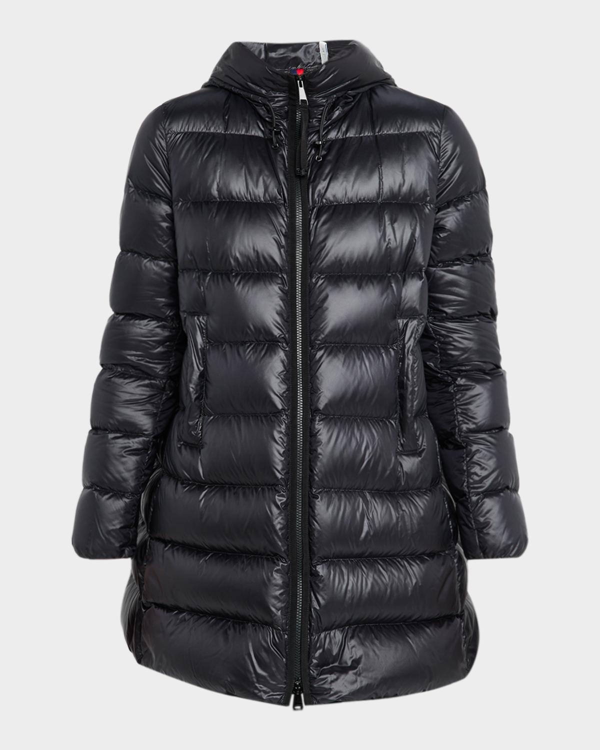 Moncler Suyenne Hooded Long Down Parka