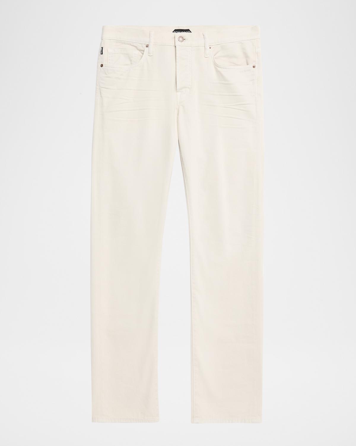 TOM FORD Men's Stretch-Twill Straight-Fit Pants