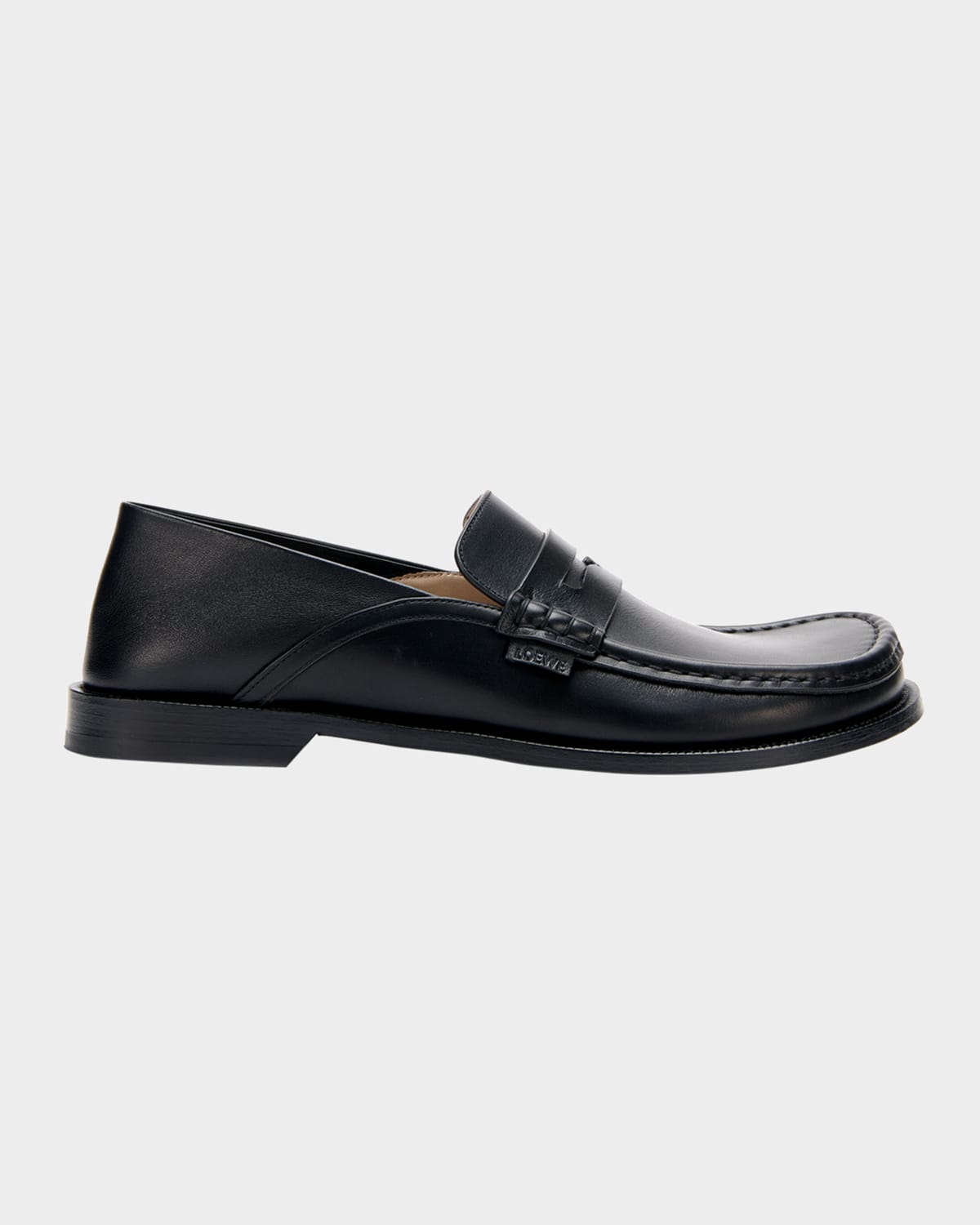 Loewe Men 's Campo Folding Leather Penny Loafers