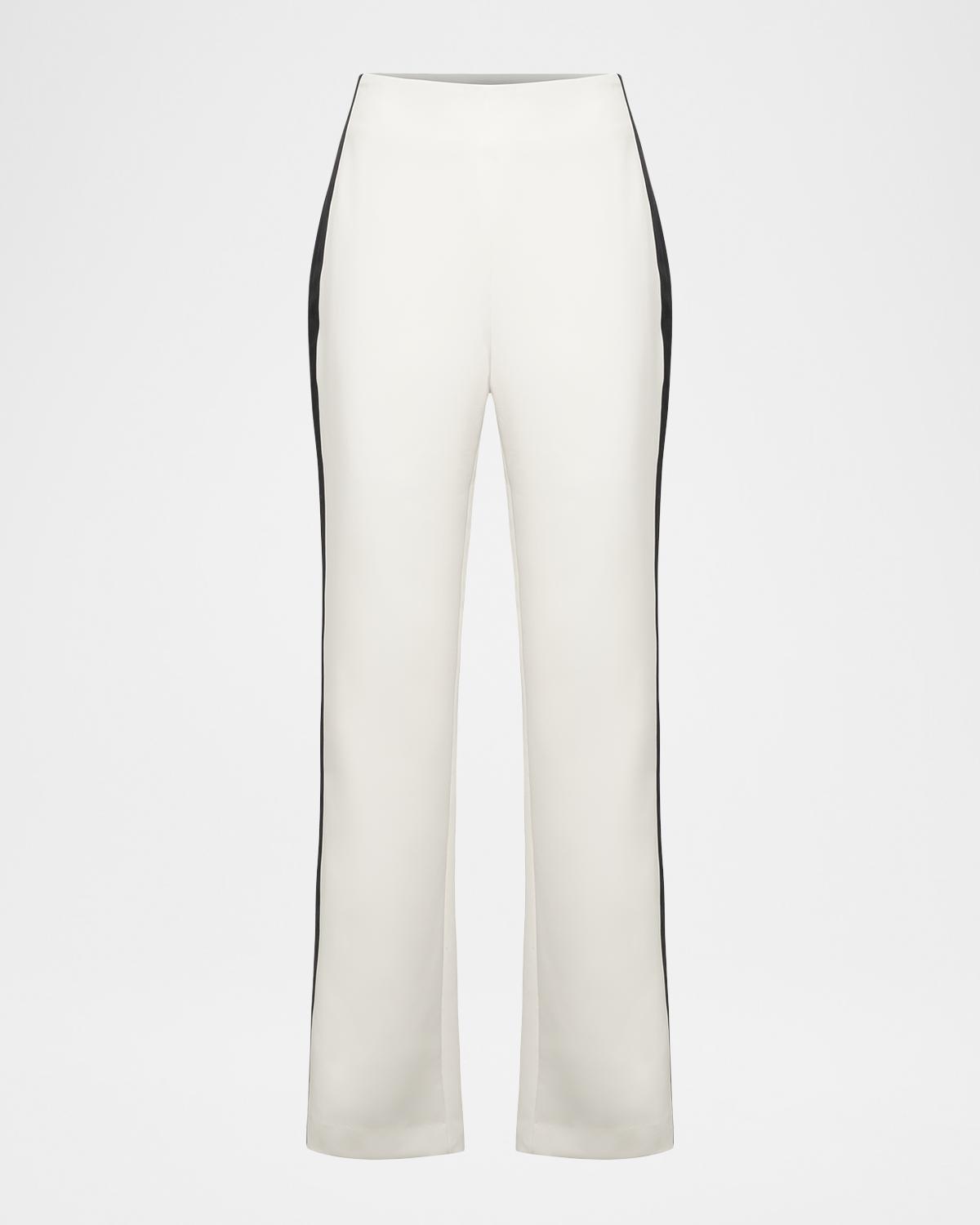 BCBGMAXAZRIA Slim Crepe Tux Pants