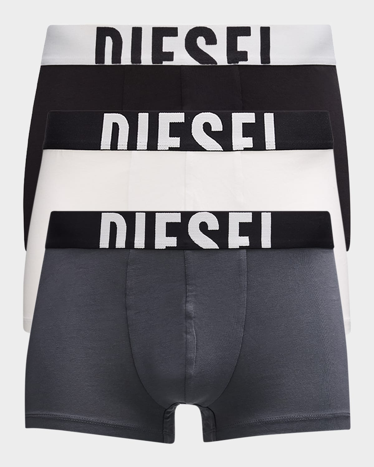 Diesel Men 's Damien D-Pop Stretch 3-Pack Boxer Briefs
