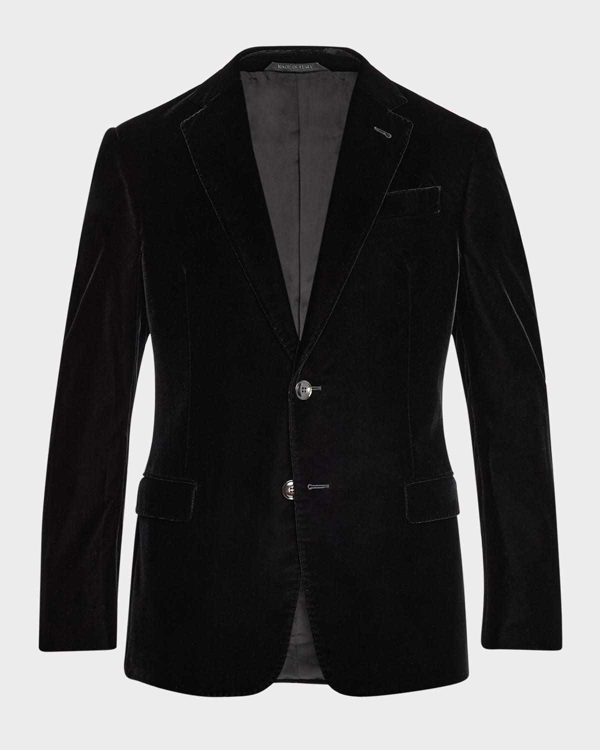 Giorgio Armani Men's Velvet Notch Lapel Dinner Jacket