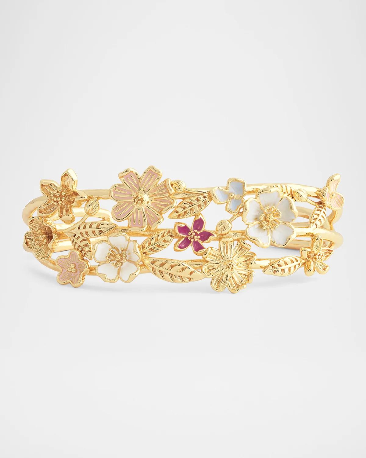 Wildflowers Bangle Bracelet
