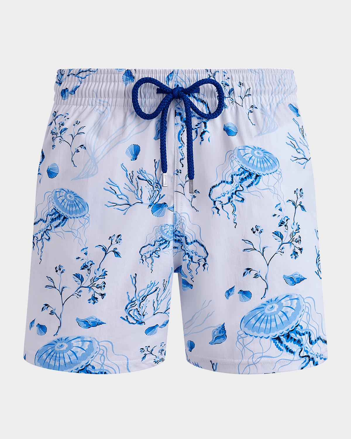 Vilebrequin Men's Stretch Jellyfish Swim Trunks