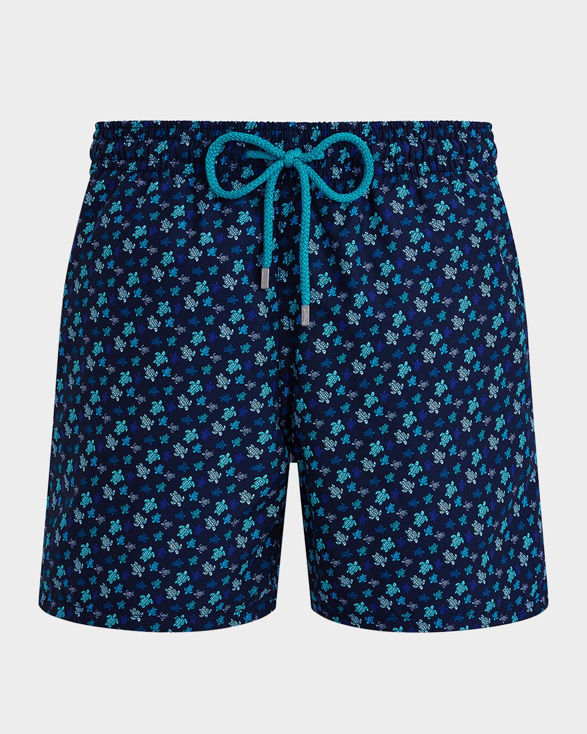 Vilebrequin Men's Micro-Turtle Swim Trunks