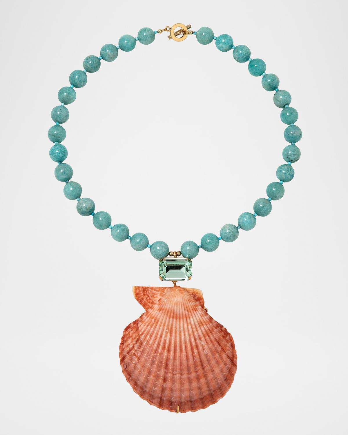 Roma Necklace with Shell Pendant