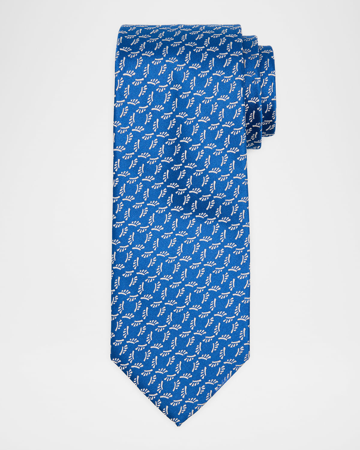 Charvet Men 's Petite Tassel Silk Tie