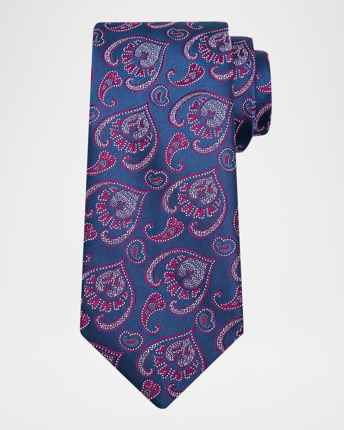 Charvet Men's Petite Geometric Silk Tie