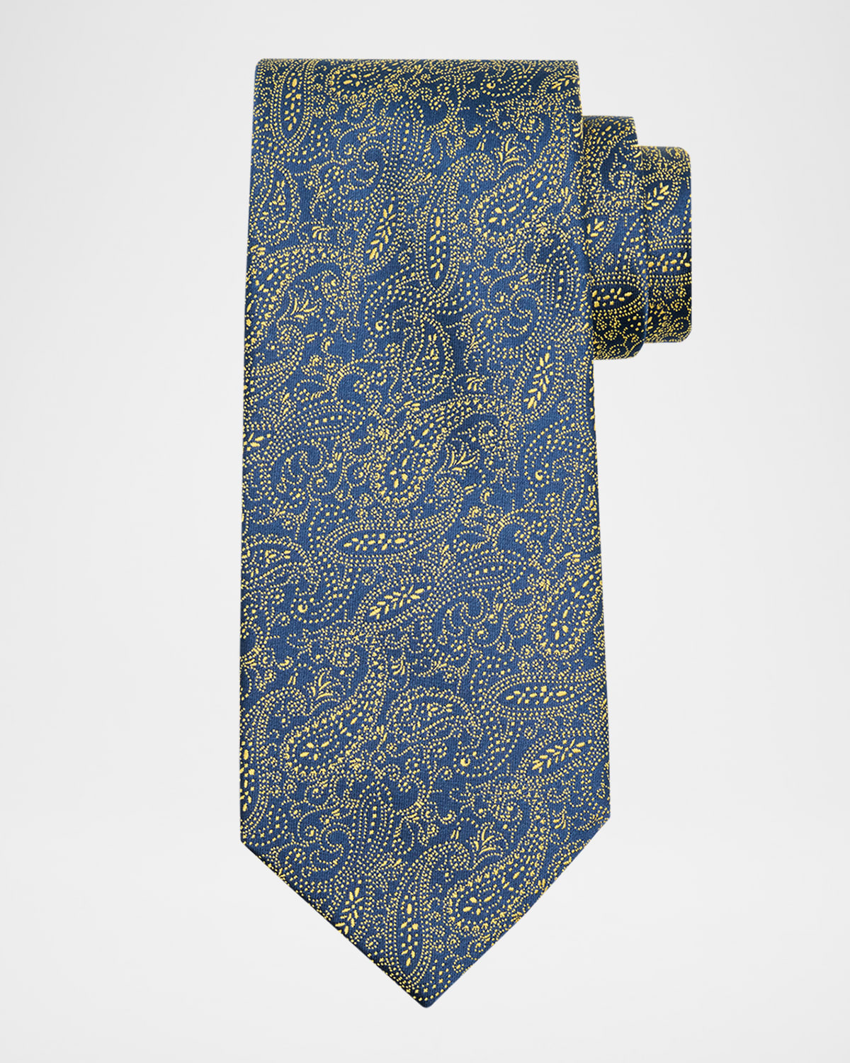 Charvet Men 's Multi-Paisley Silk Tie | Thumbnail 4