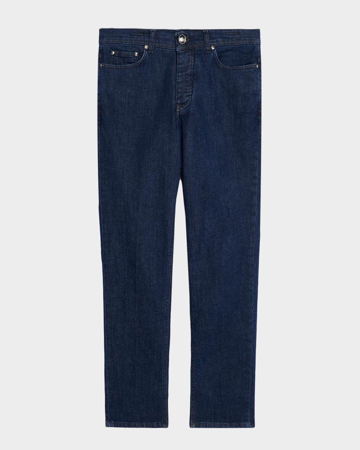 Sartorio Men's Slim Fit Five-Pocket Denim Jeans