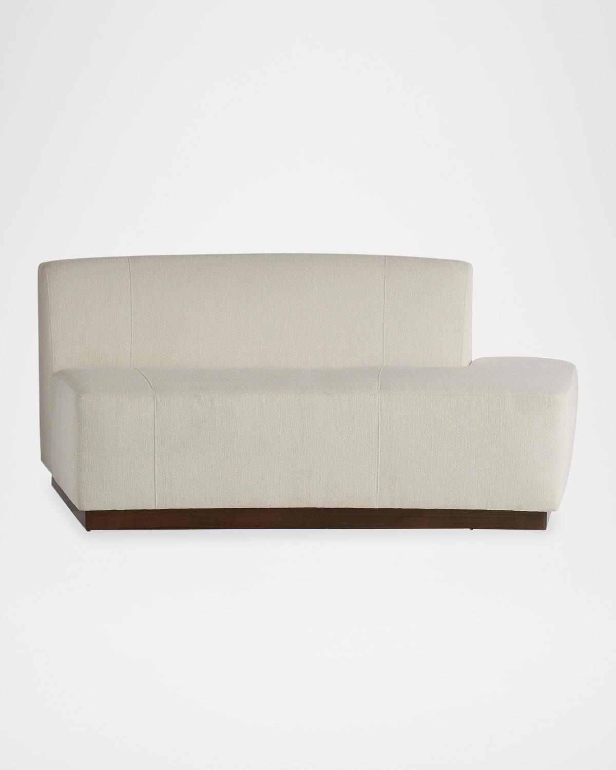 Islander Right-Facing Boucle Sofa