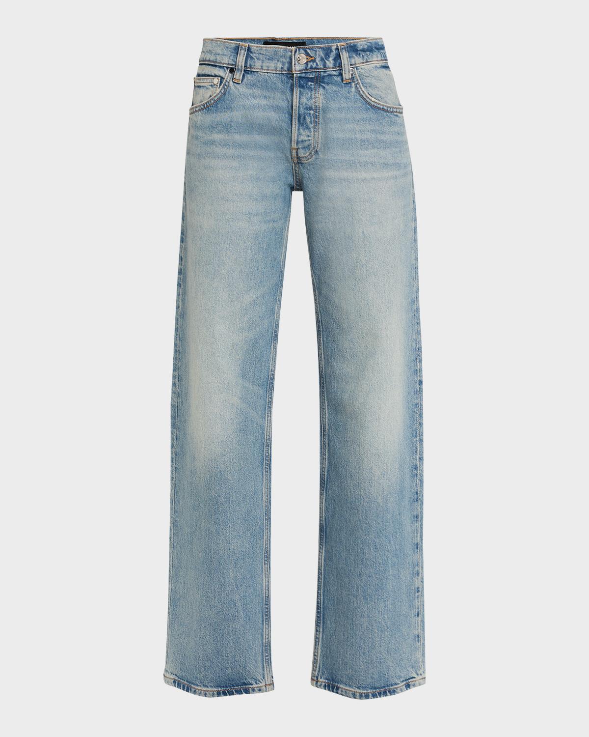 EB Denim Low-Rise Baggy Jeans