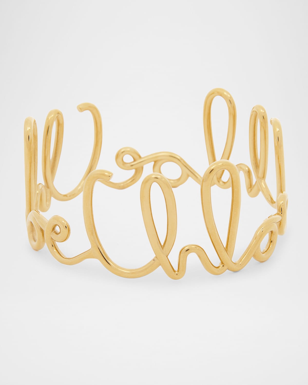 Chloe Openwork Logo Bracelet
