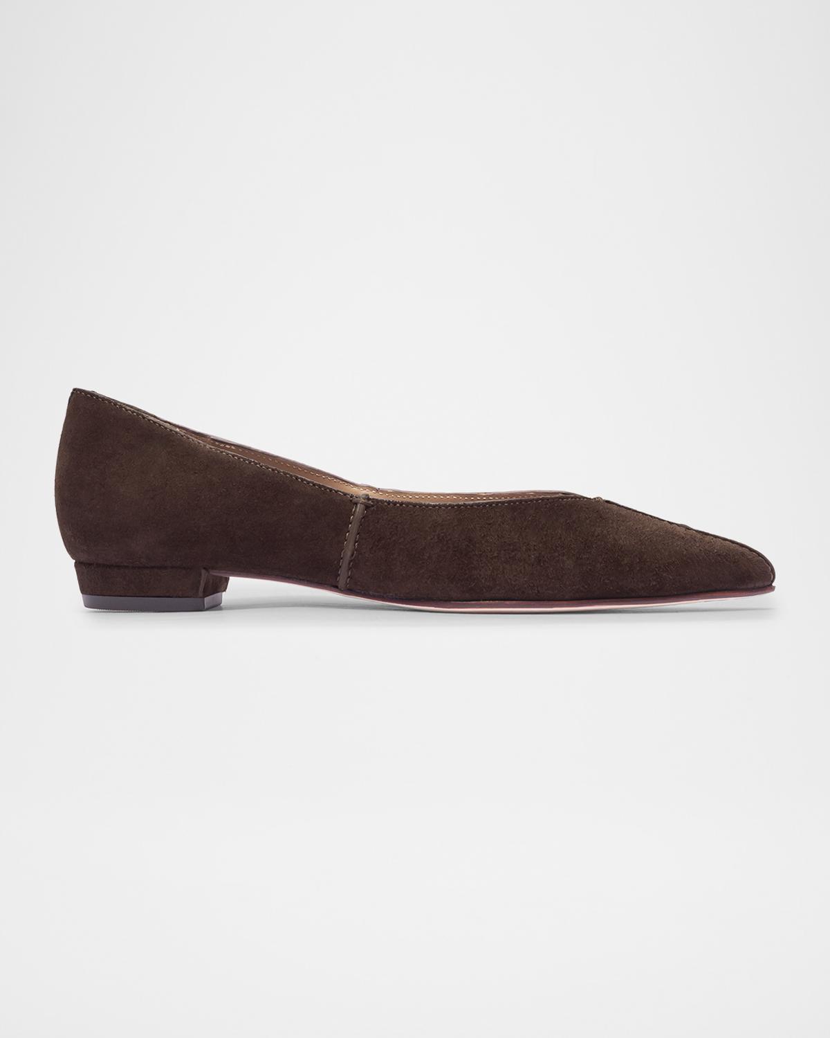 Bernardo Lana Suede Ballet Flats