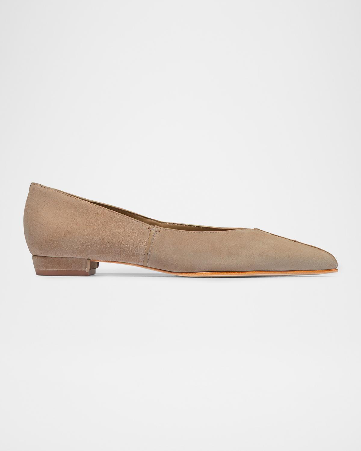 Bernardo Lana Suede Ballet Flats