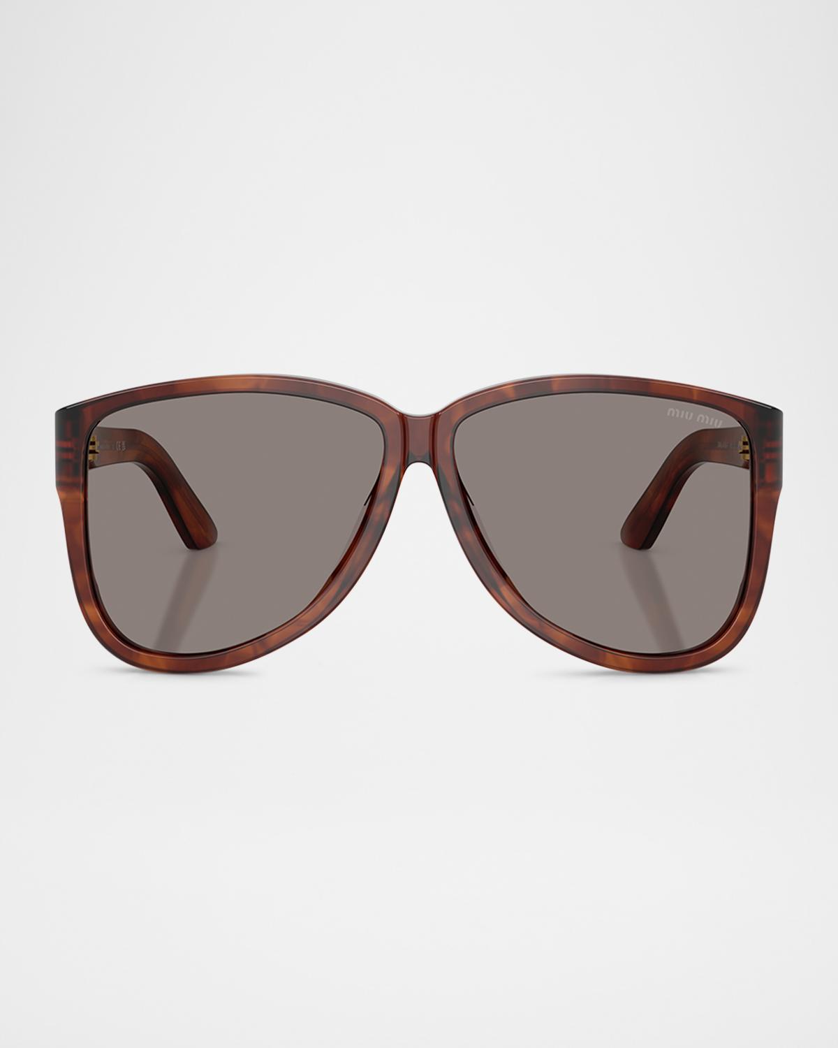 Miu Miu MU A08SF Acetate Aviator Sunglasses