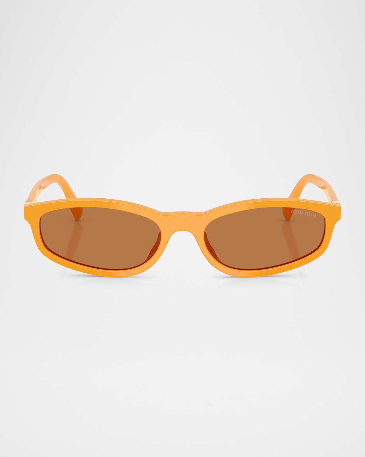 Miu Miu MU A06S Acetate Oval Sunglasses
