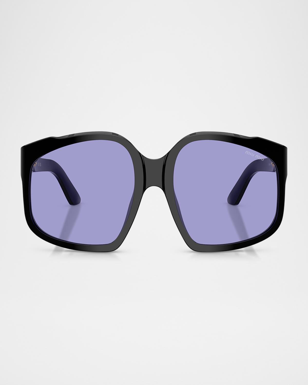 Miu Miu MU A07SF Acetate Square Sunglasses