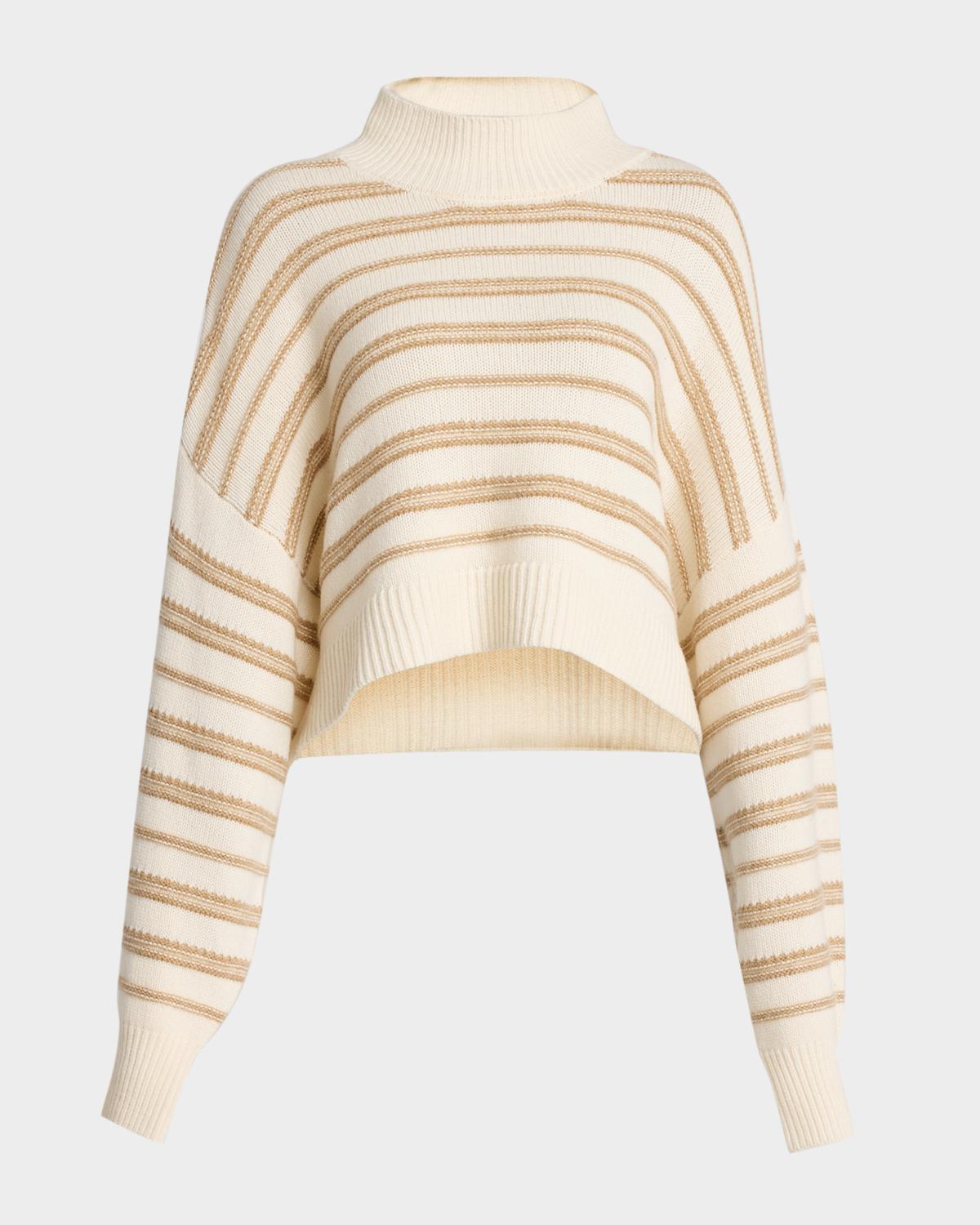 Sablyn Wells Cropped Cashmere Pullover