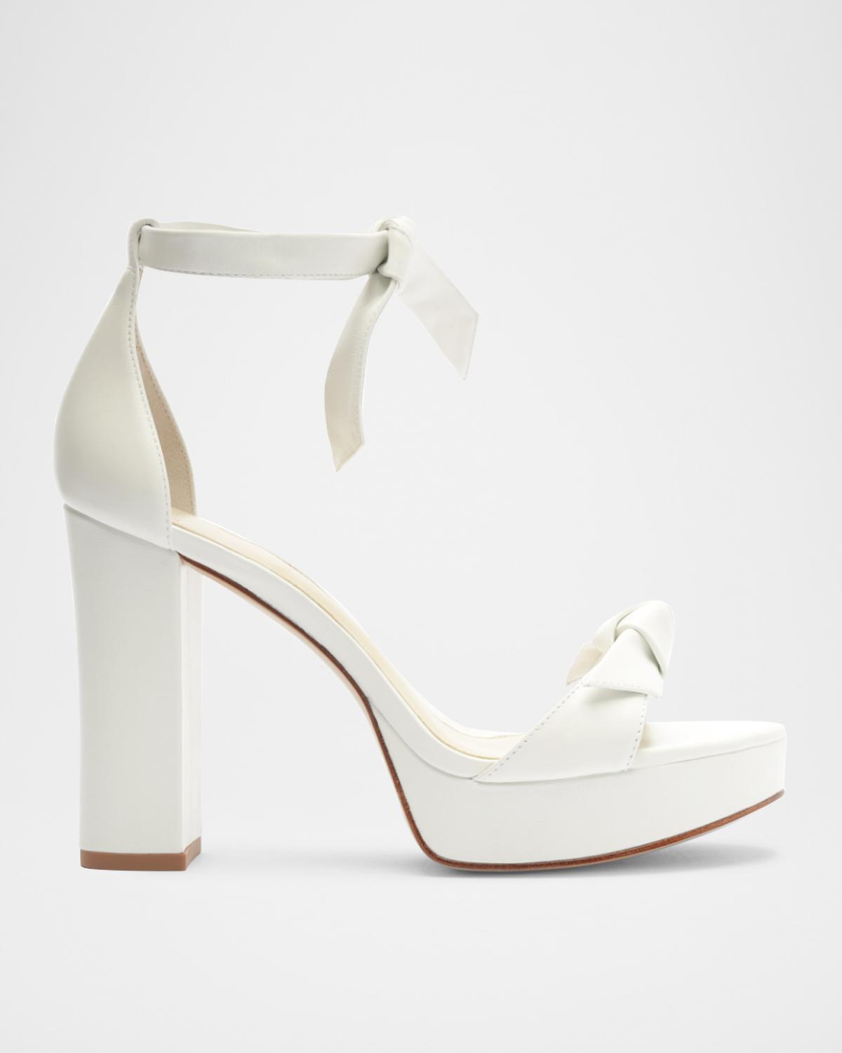 Alexandre Birman Mabeleh Leather Platform Sandals
