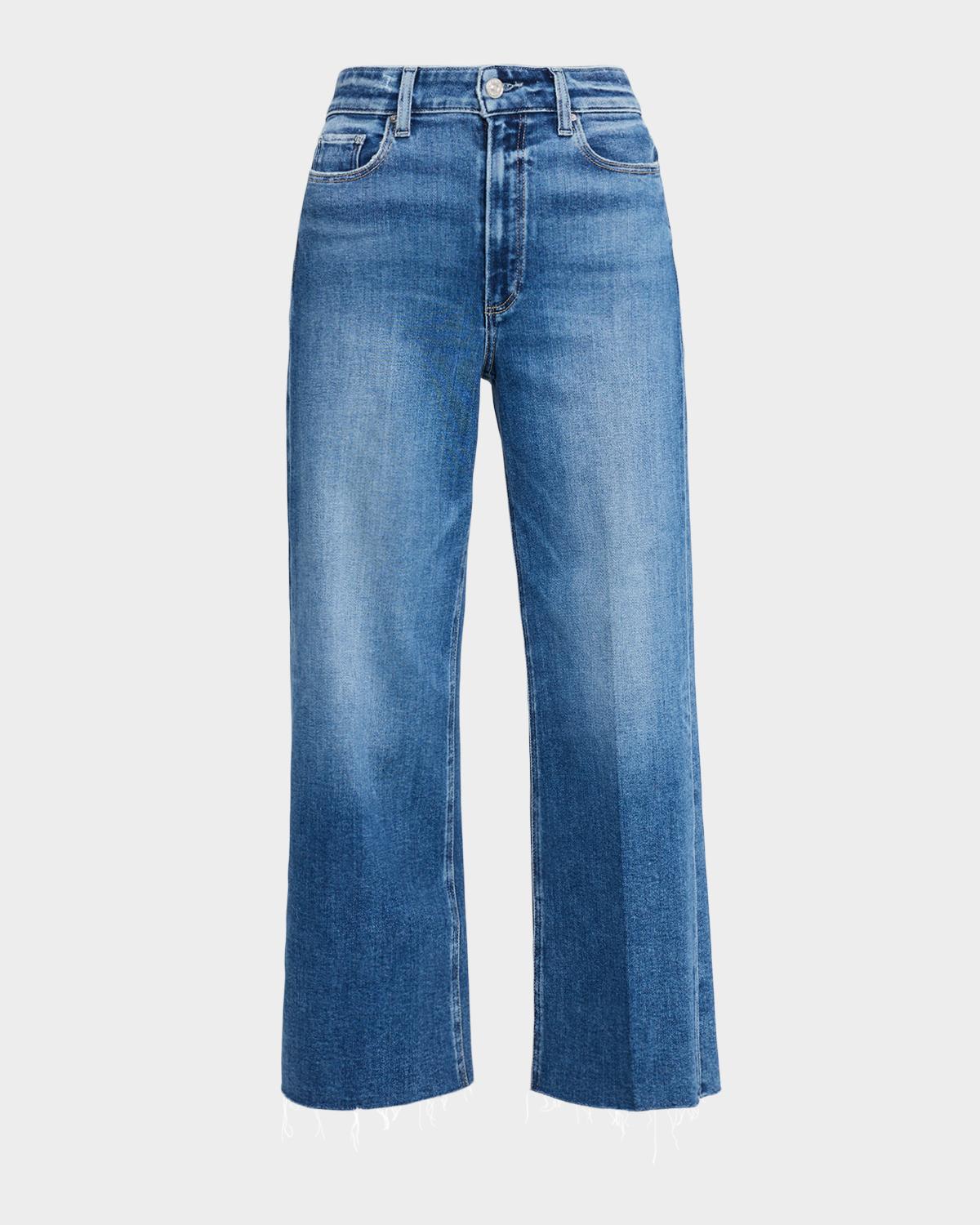 PAIGE Anessa Raw Hem Jeans