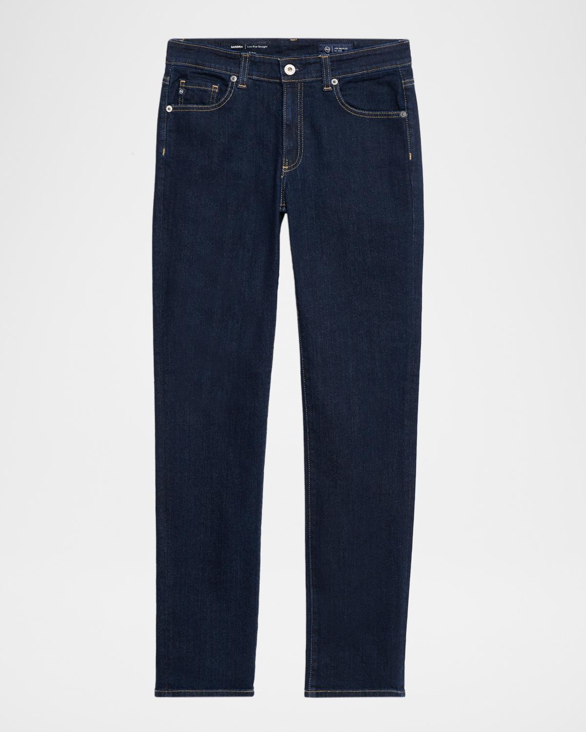 AG Jeans Sandra Low-Rise Slim Straight Jeans
