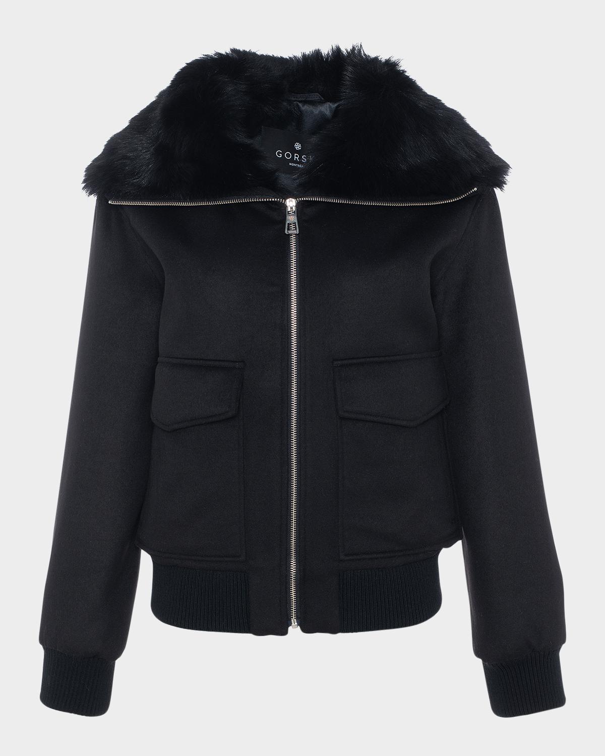 Gorski Jacket with Select Lamb Shearling Collar