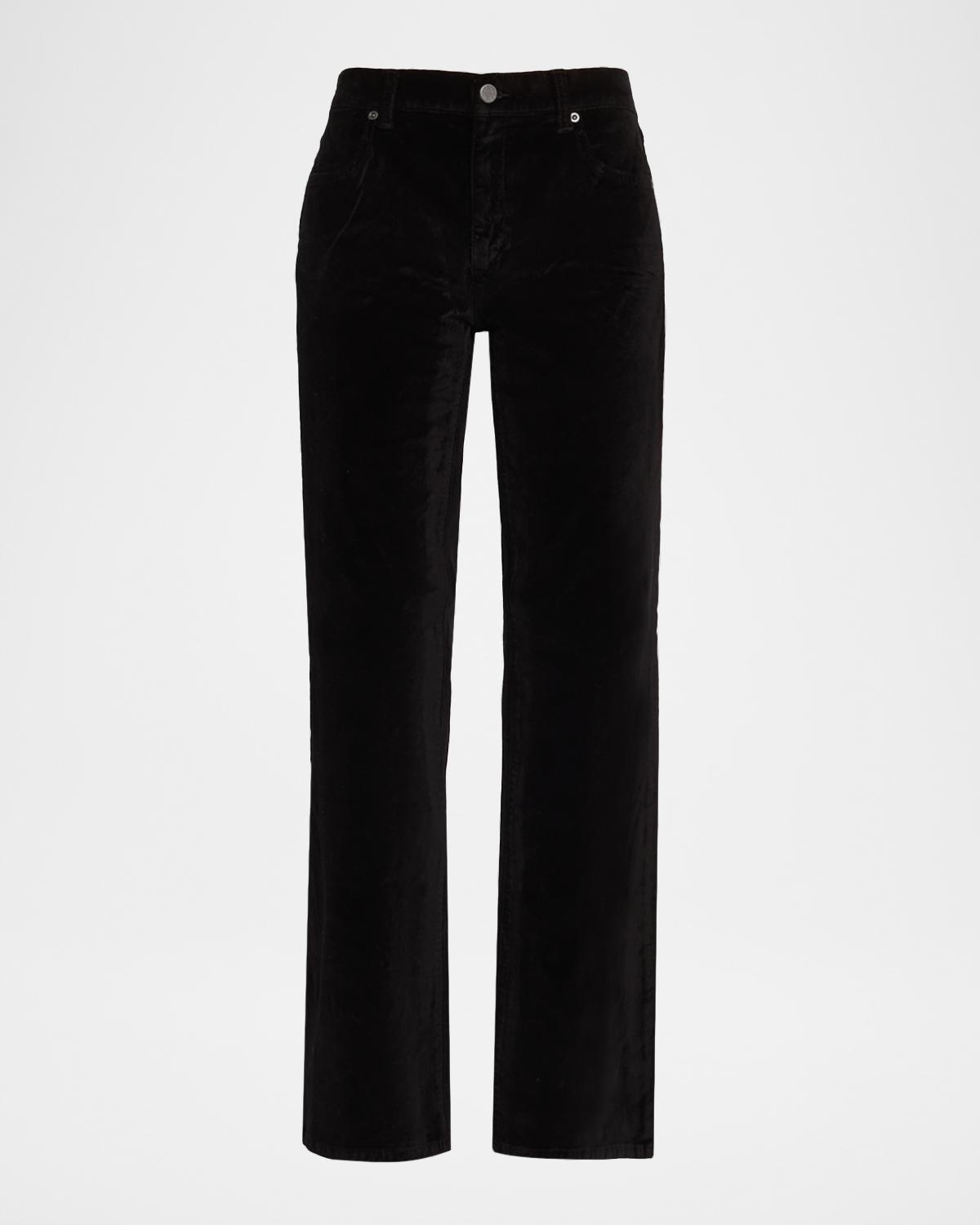 Kobi Halperin Ruby Straight-Leg Stretch Cotton Pants