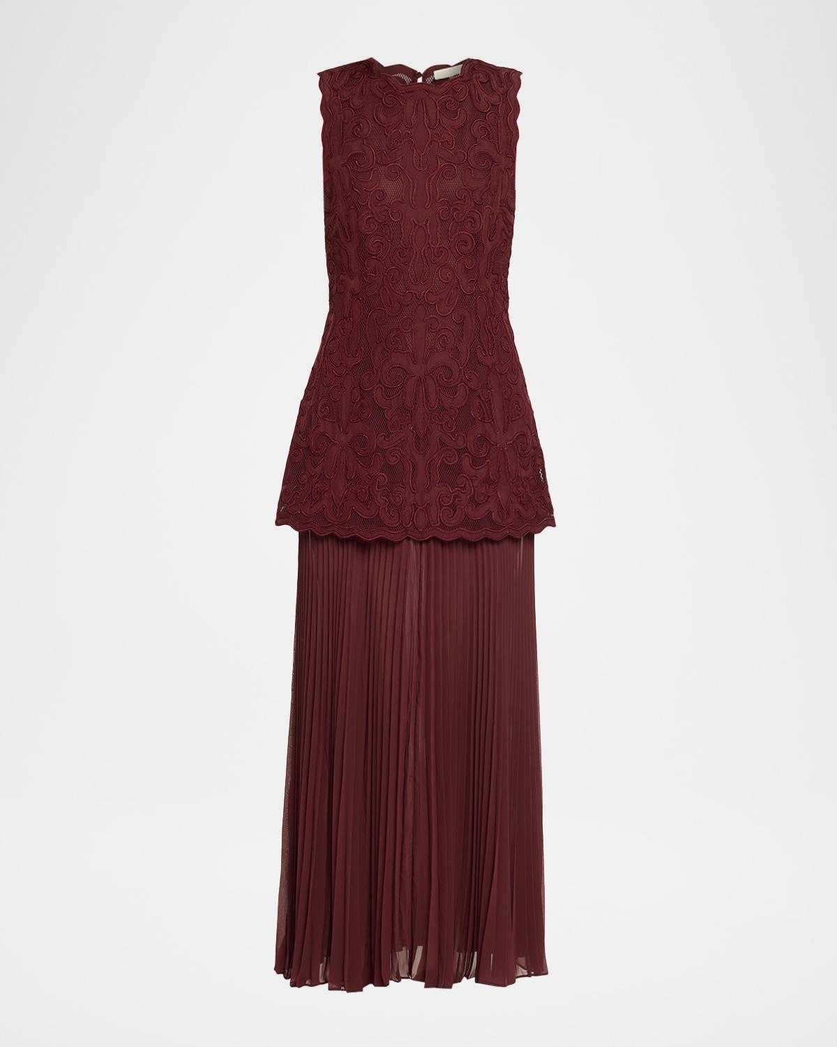 Ulla Johnson Auryn Appliqué Sleeveless Midi Dress