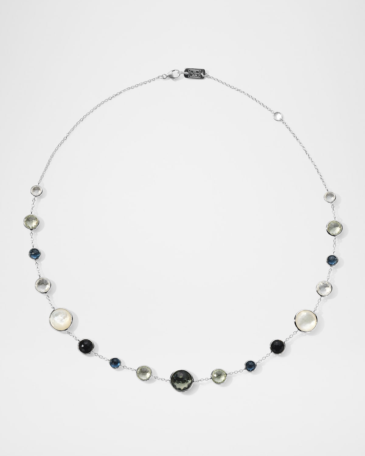Ippolita Sterling Silver Lollipop Necklace in Antico