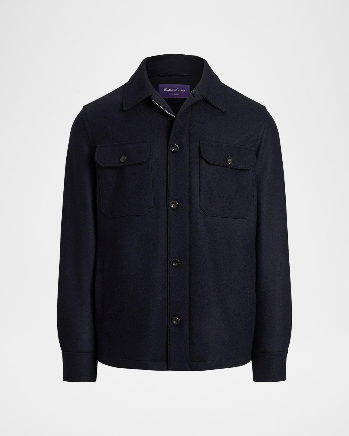 Ralph Lauren Purple Label Men's Felton Cashmere-Blend Shirt Jacket
