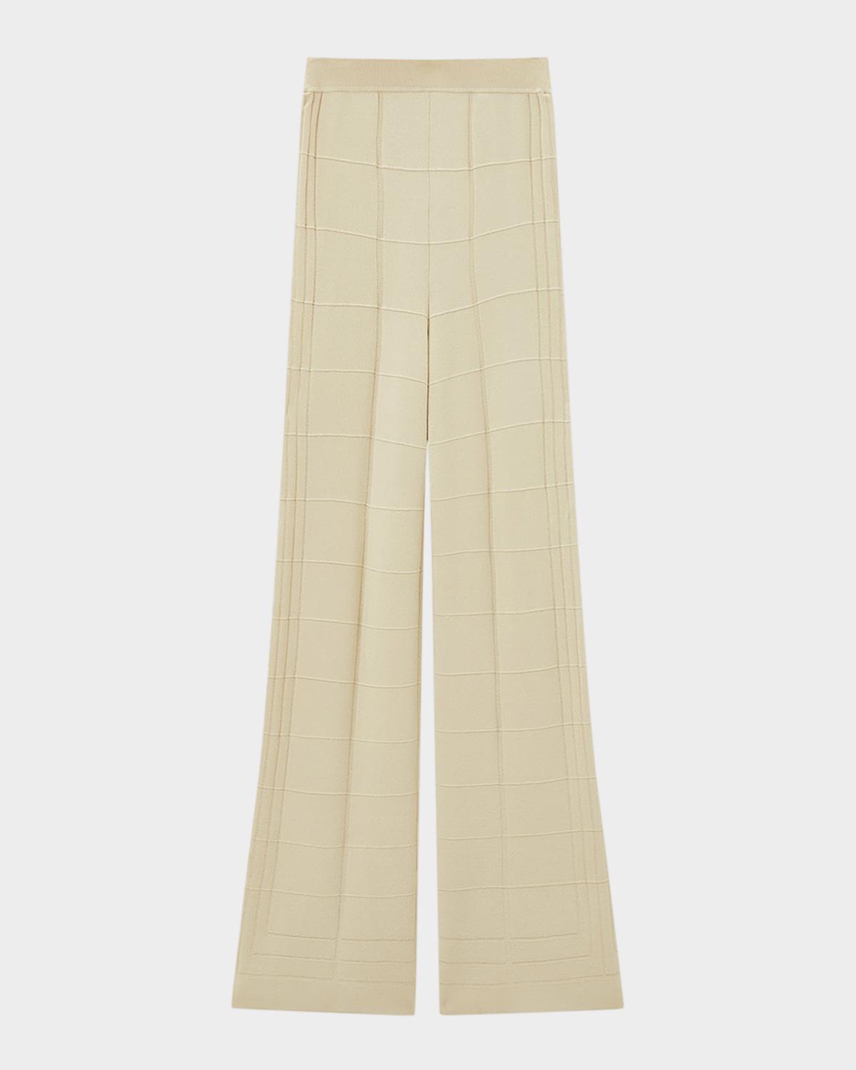 Joseph Wide-Leg Viscose Knit Trousers