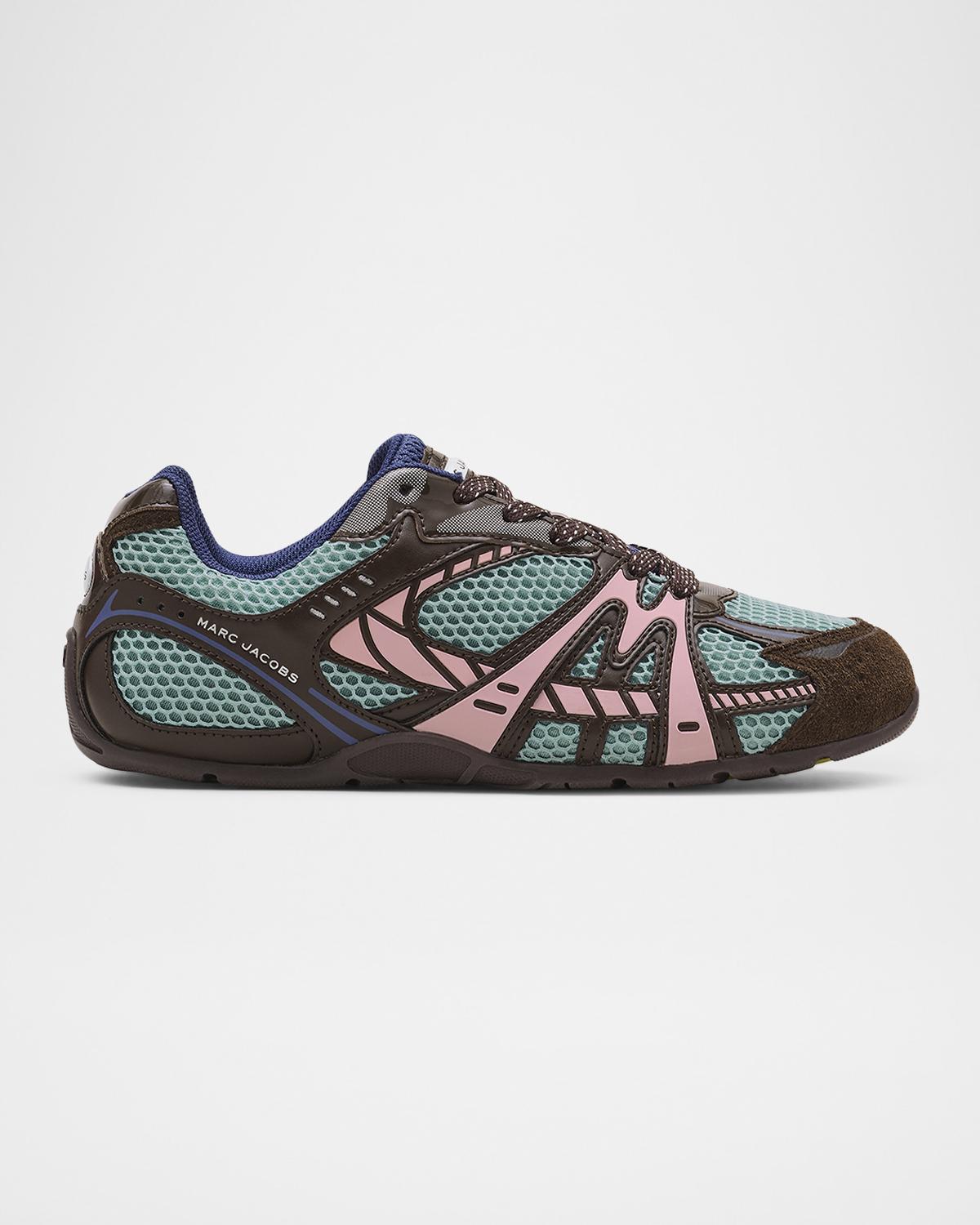 Marc Jacobs The Mesh 72 Spring Sneakers In Sky Blue Multi