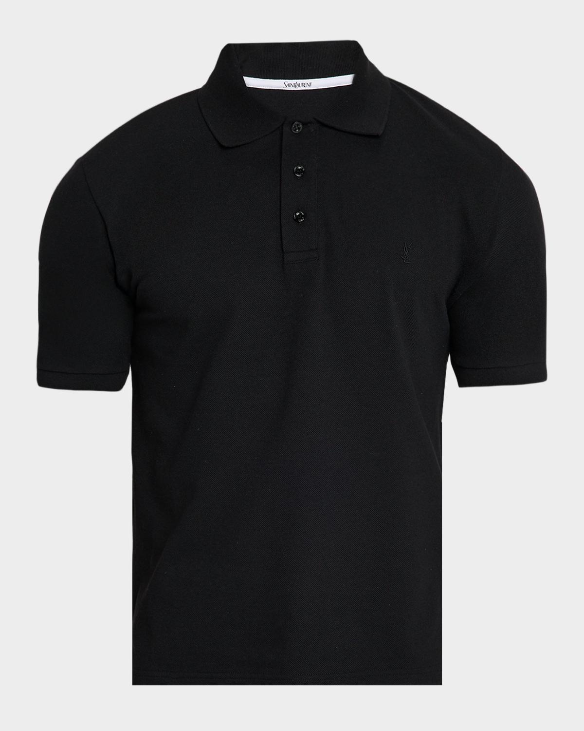 Men & apos;s Embroidered Cassandre Cotton Polo Shirt