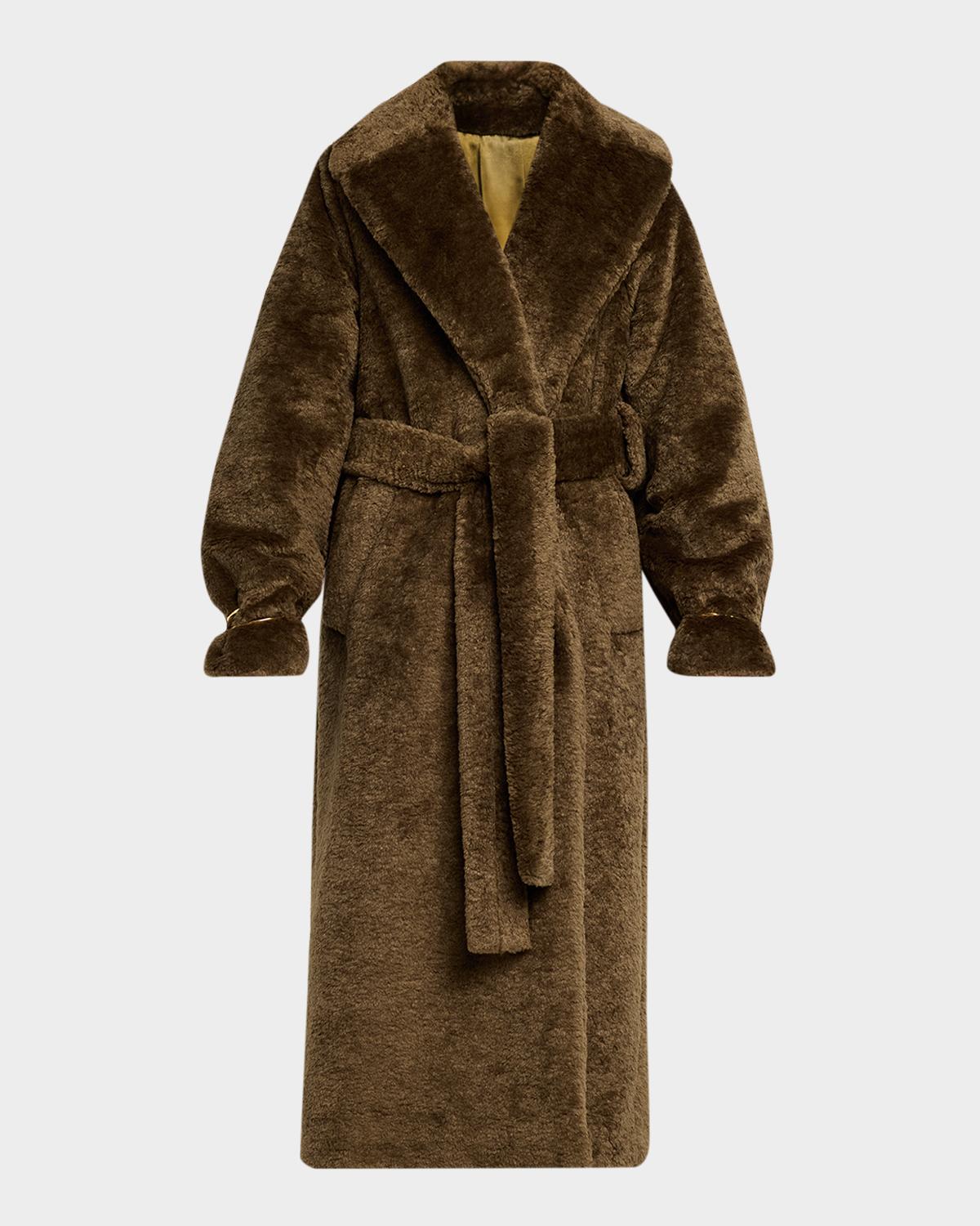 DARKPARK Madison Faux Fur Trench Coat