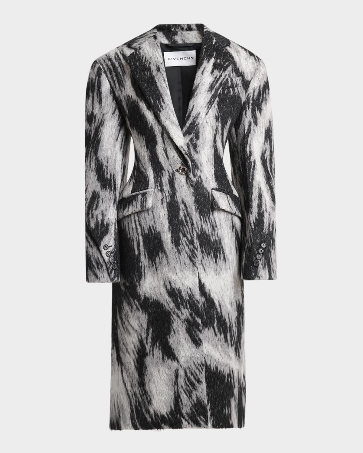 Givenchy Animal Cocoon Coat