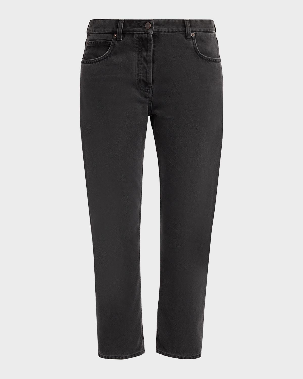The Row Riaco Straight-Leg Ankle Jeans