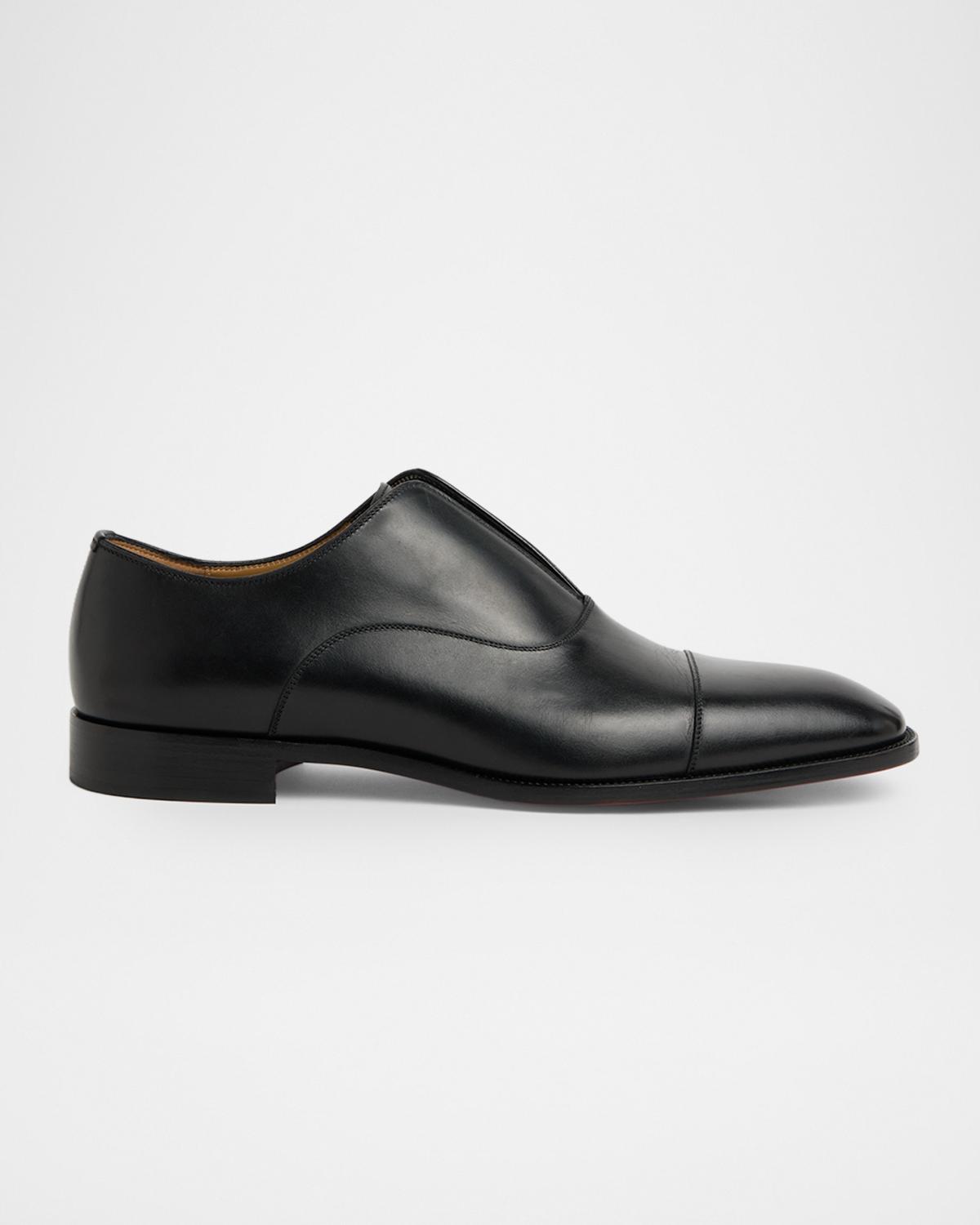 Christian Louboutin Men's Alpha Male II Leather Cap-Toe Loafers