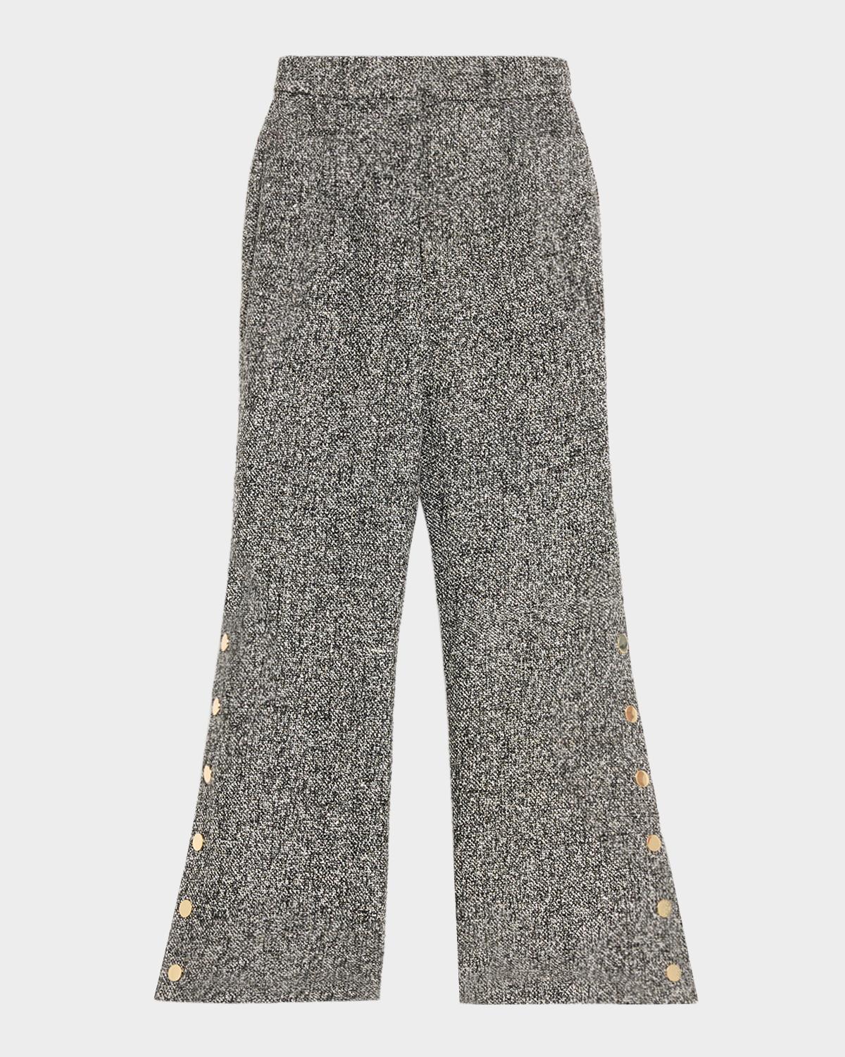 Toccin Gracie Button Wide-Leg Pants