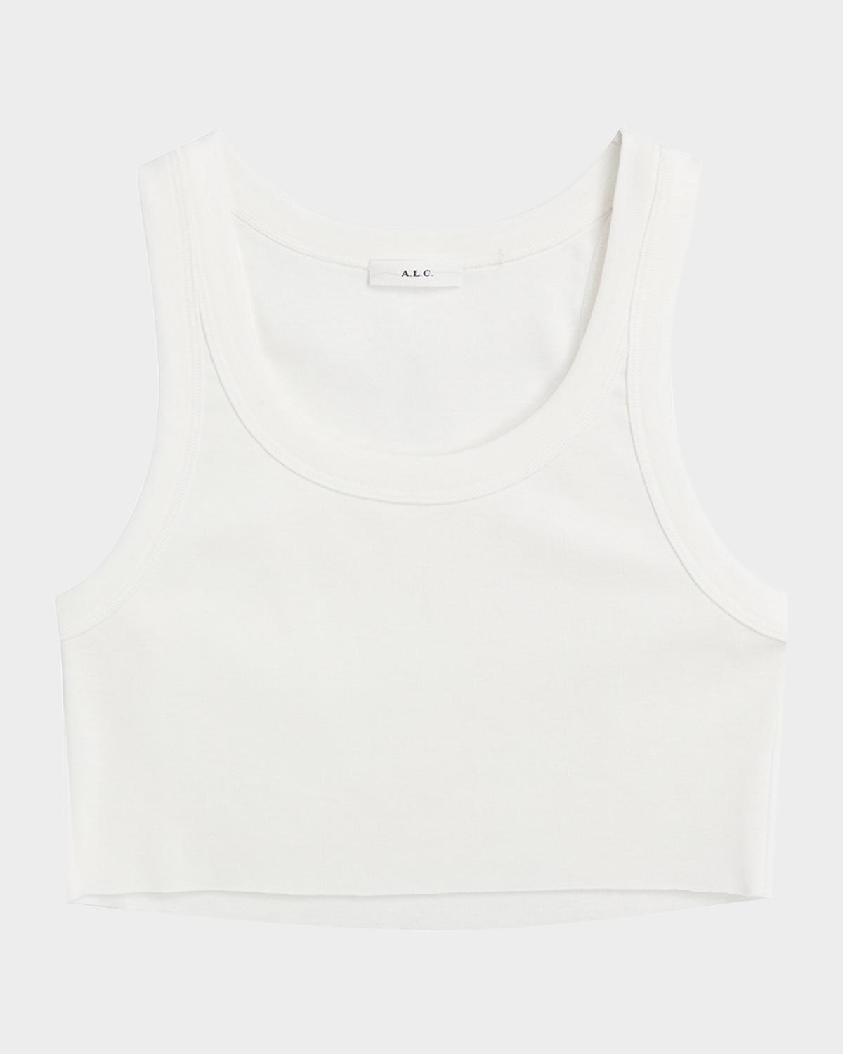 A.L.C. Halsey Cropped Tank Top