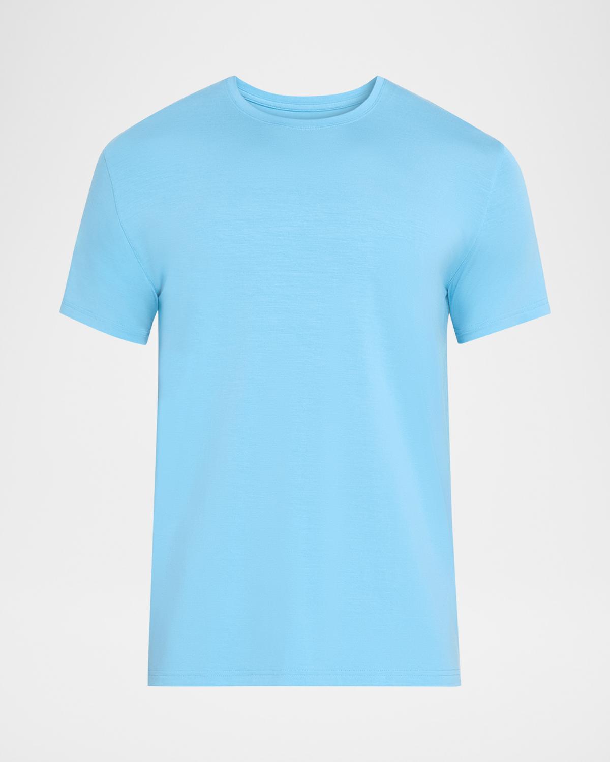 Derek Rose Men's Basel Micro Modal Stretch Crewneck T-Shirt