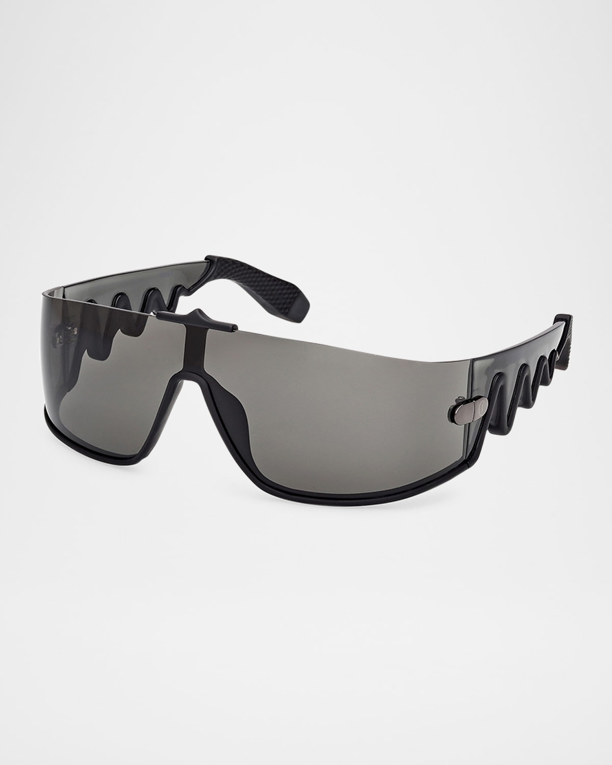 Christian Louboutin Men 's LB15M Acetate Shield Sunglasses