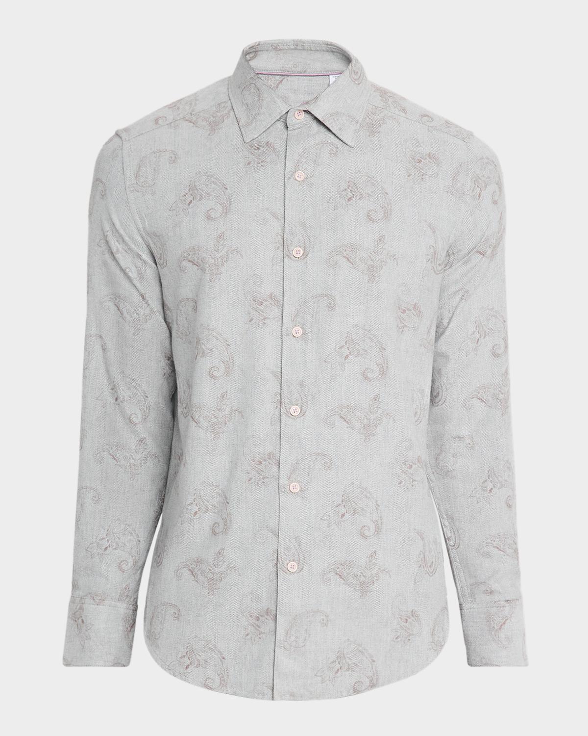 Robert Graham Men's Knox Cotton Paisley Button-Down Shirt