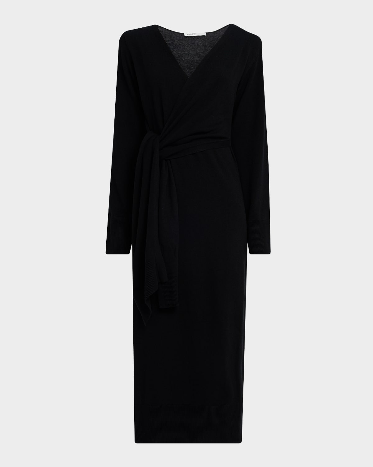 Skyla Cashmere-Blend Wrap Dress