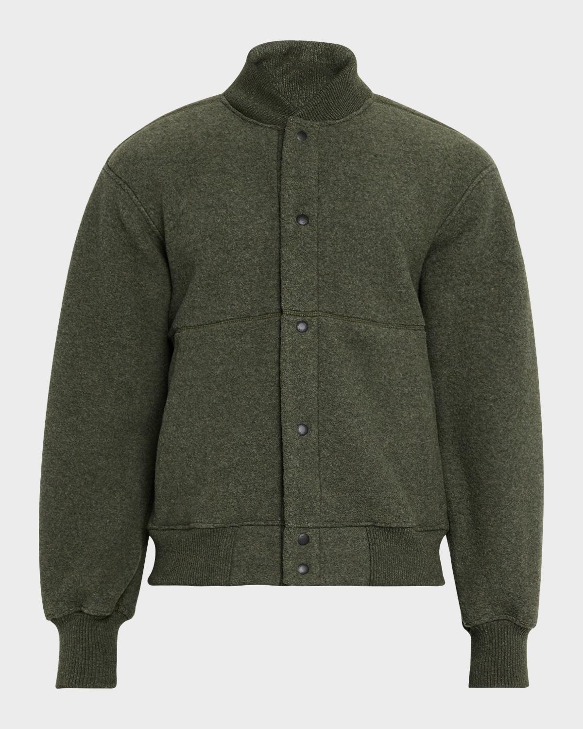 Canada Goose Men's Hudson Fleece Snap-Front Bomber Jacket