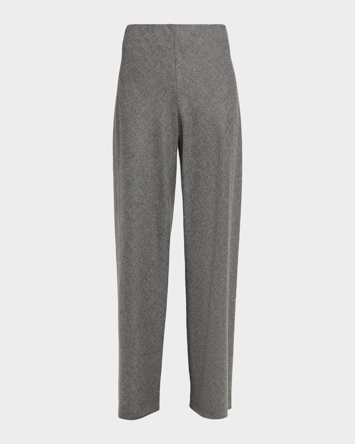 High-Rise Wool Trousers