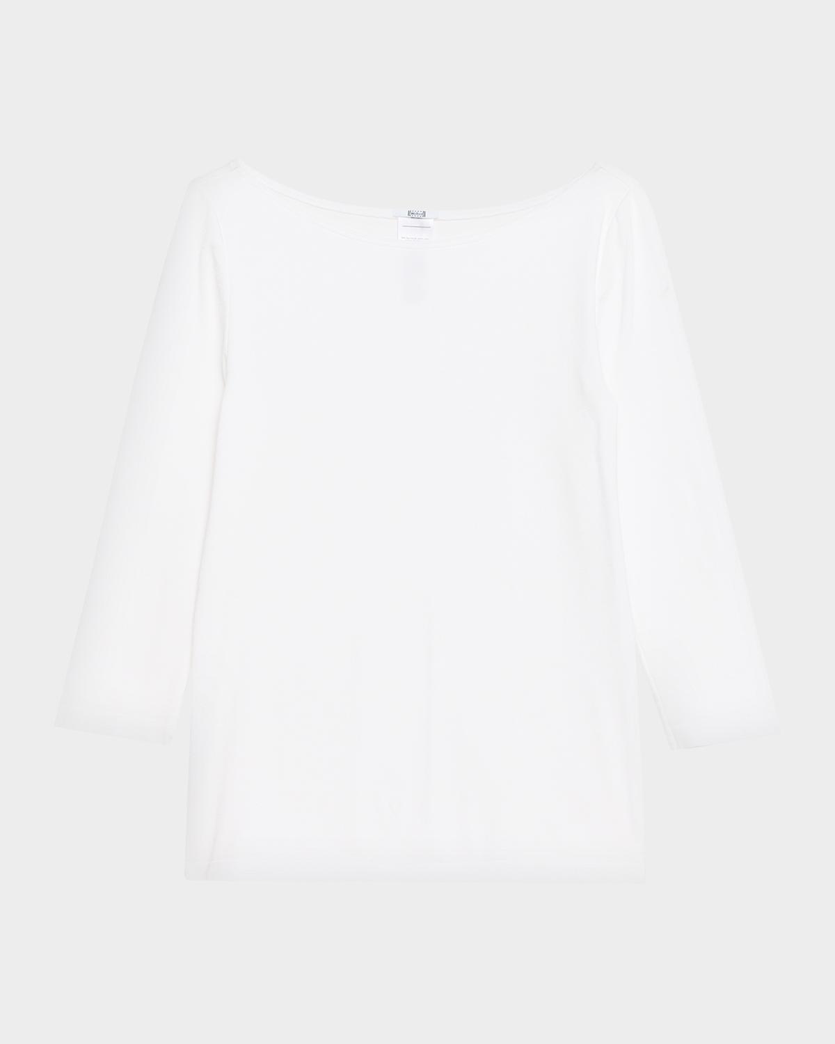 Wolford Cordoba Boatneck Stretch Cotton Top