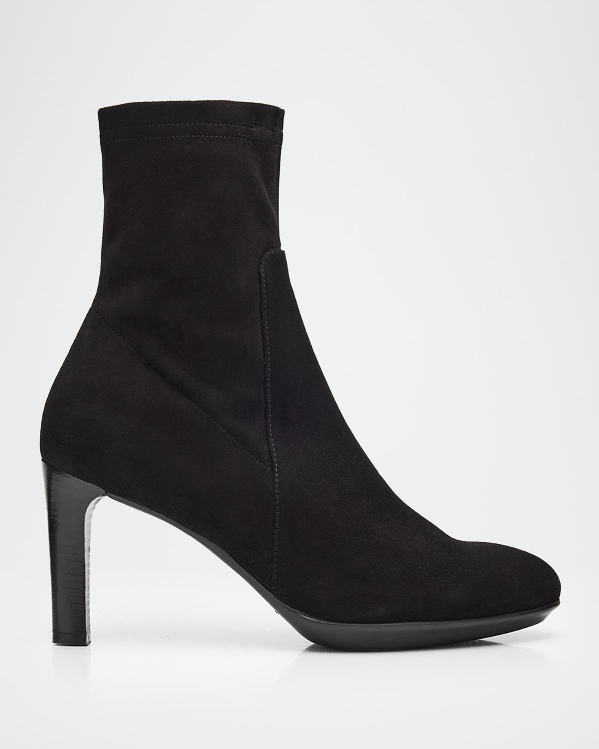 Aquatalia 90mm Rhumba Suede Booties