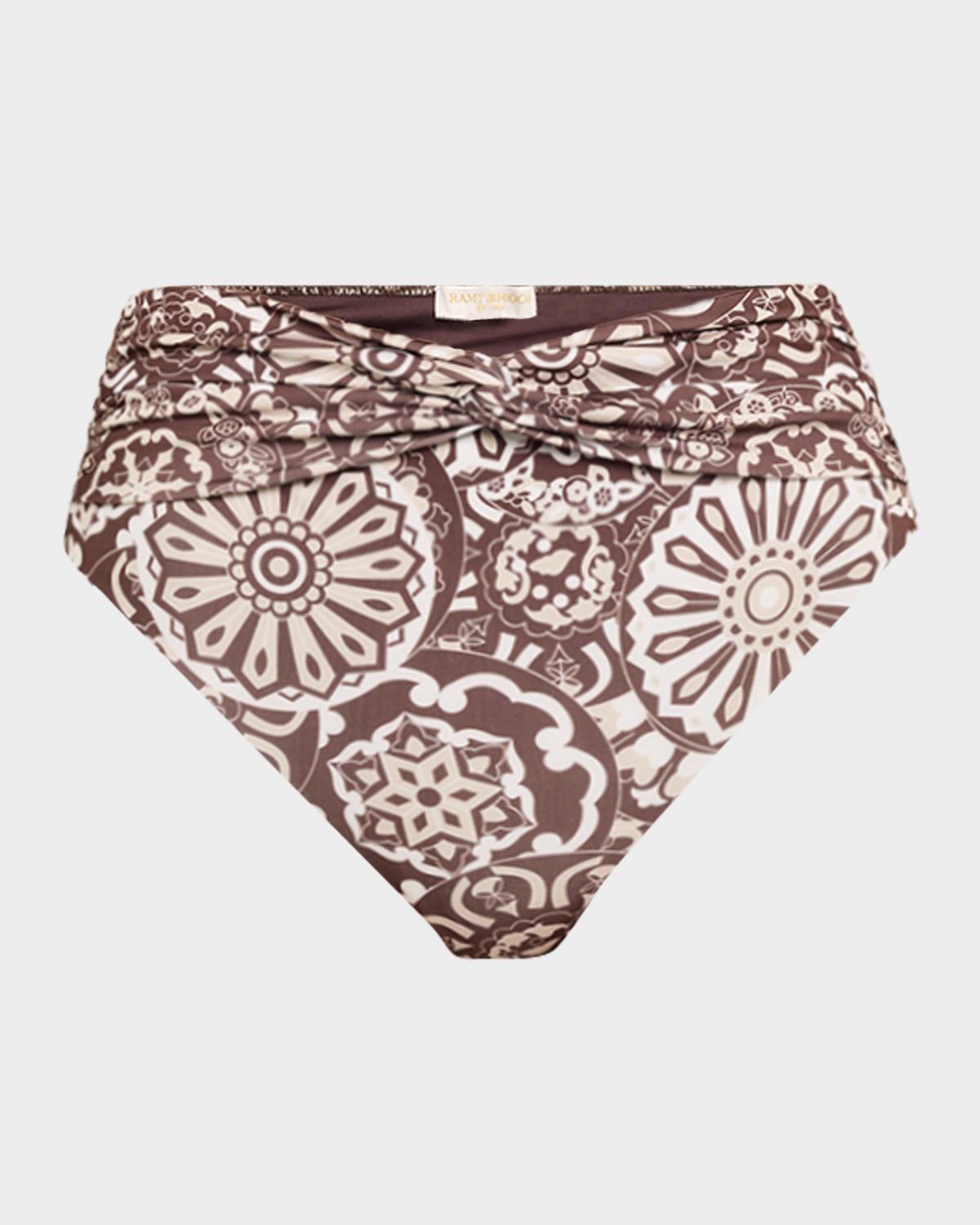 Ramy Brook Dina High-Waist Bikini Bottoms